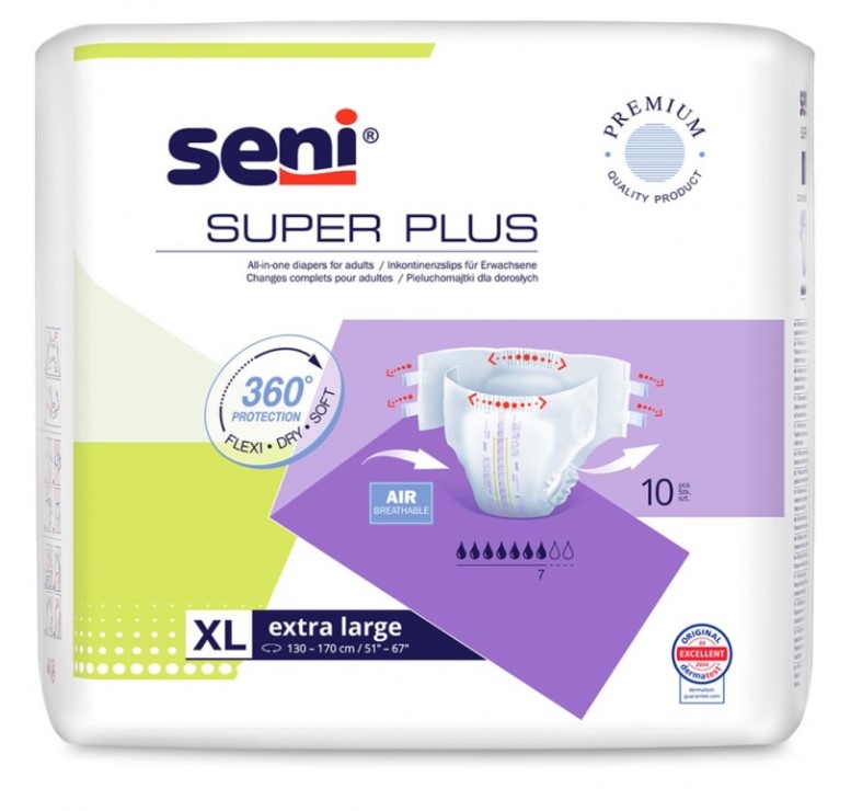 Підгузки для дорослих Super Seni Plus X-Large 10 шт.